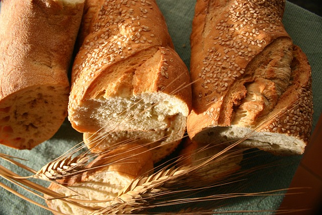 bread, food, wheat